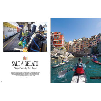 paddle world magazine 2024 - Cinque Terre - Salt & Gelato, Cinque Terre by Sea Kayak