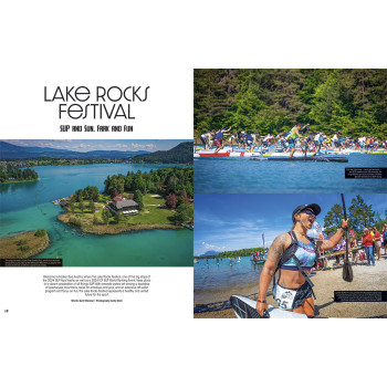 Paddle world magazine 2024 lake rock festival sup race