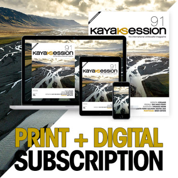 Cover kayak session magazine 91, fall 2024