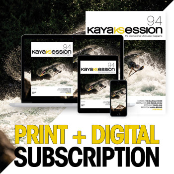 Cover of Kayak Session magazine,  summer 2025, issue 94
