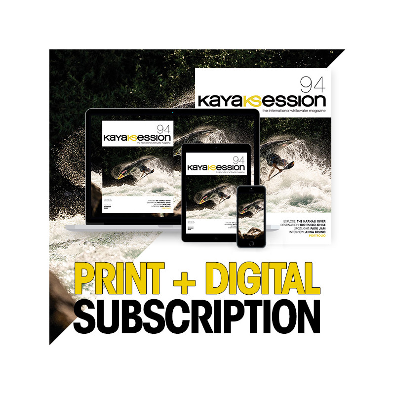 Cover of Kayak Session magazine, summer 2025, issue 94 Cover of Kayak Session magazine, summer 2025, issue 94