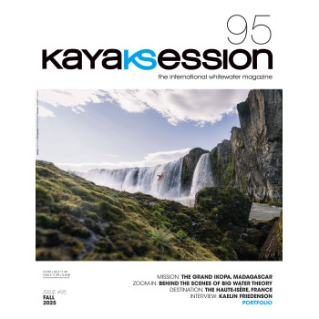 cover of kayak session issue 95, fall 2025