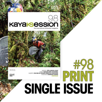 Cover Kayak Session 98, summer 2026 print issue