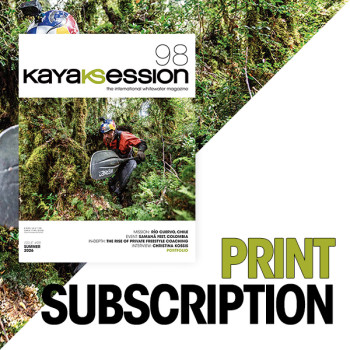 cover kayak sesssion magazine 98, summer 2026