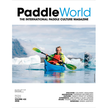 Cover of Paddle World Magazine #22, 2026 edition