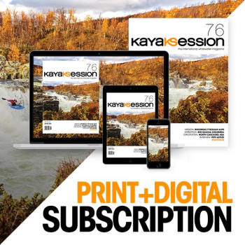 print + digital subscription to kayak session magazine